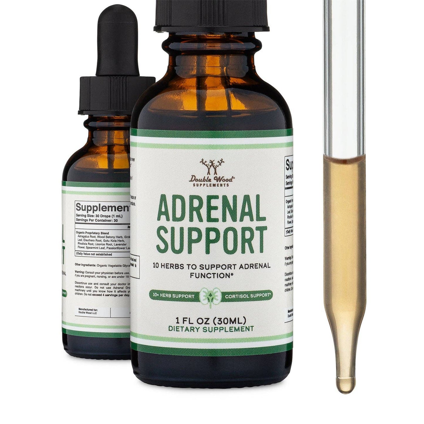 Double Wood Supplements - Adrenal Support Drops