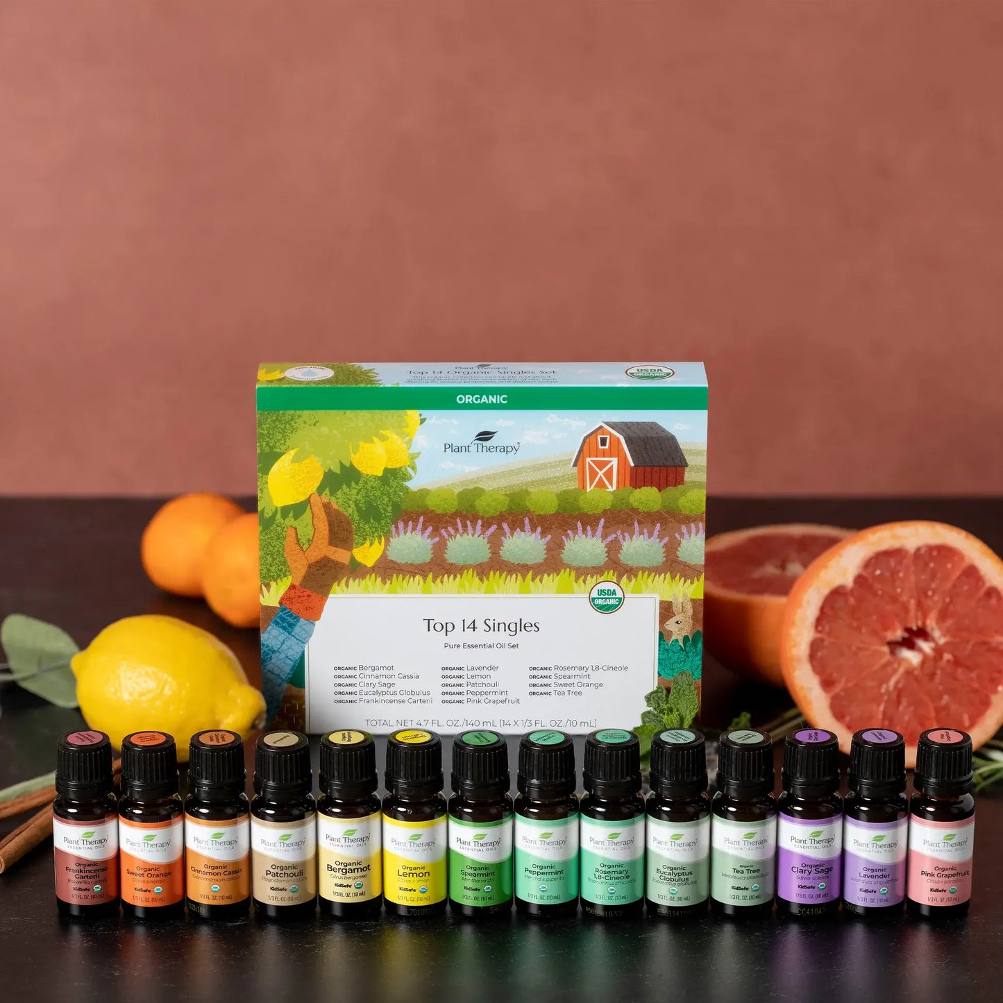 Plant Therapy - Top 14 Organic Singles Set
