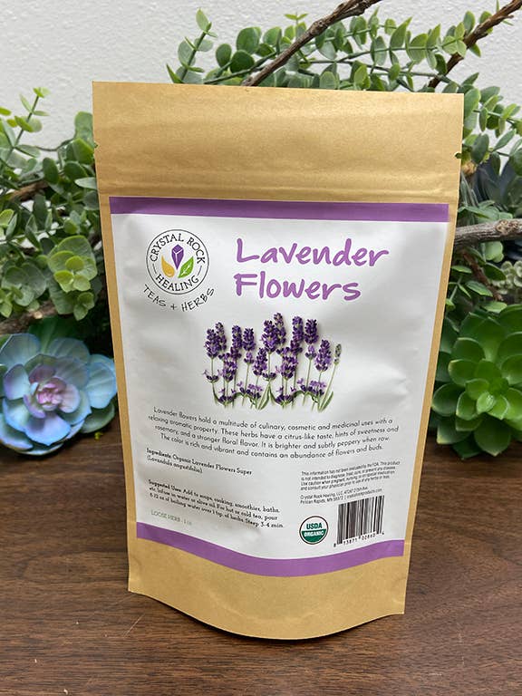 Crystal Rock Healing, LLC - Lavender Flowers Extra Herb 1oz Organic