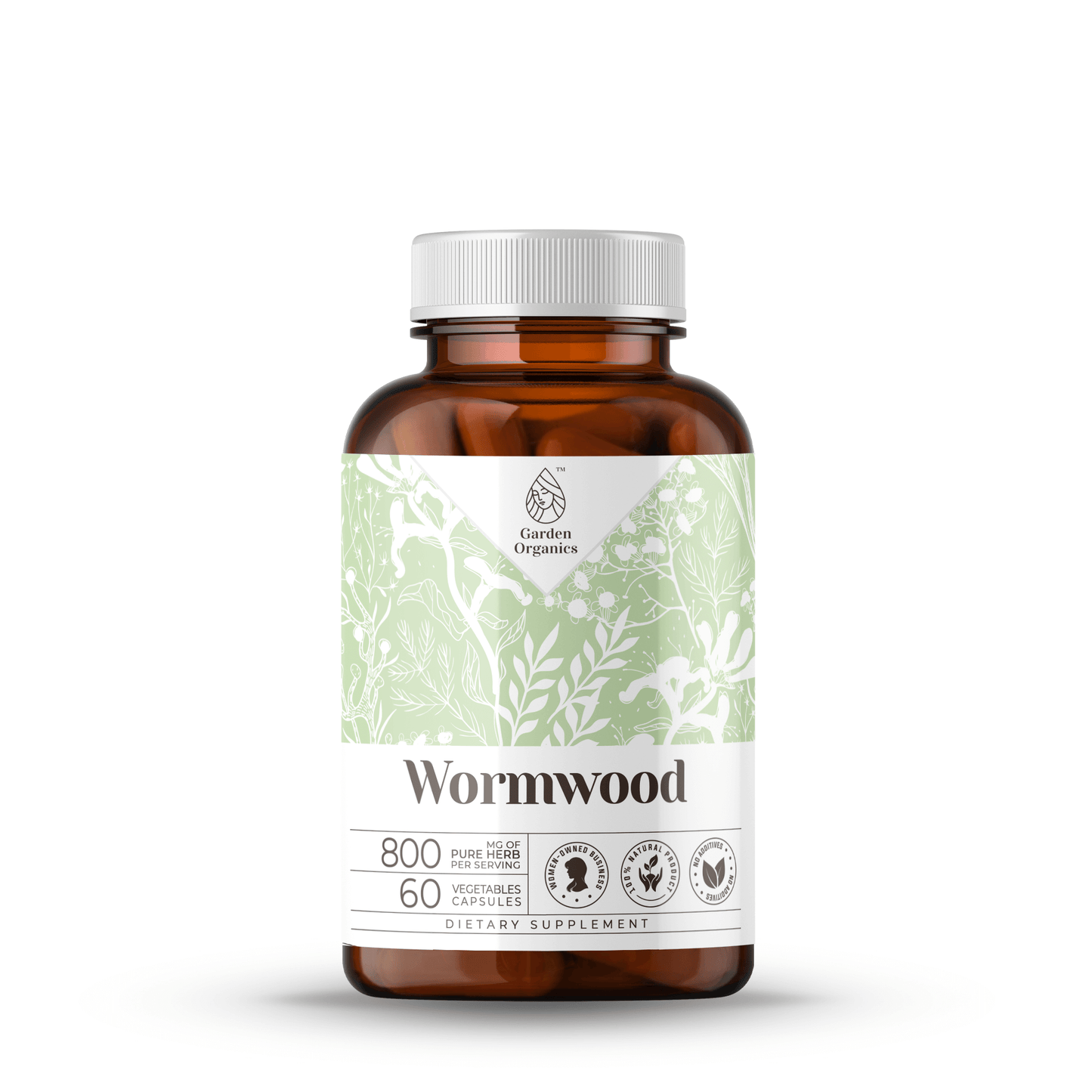 Garden Organics - Wormwood Capsules: 120 Capsules