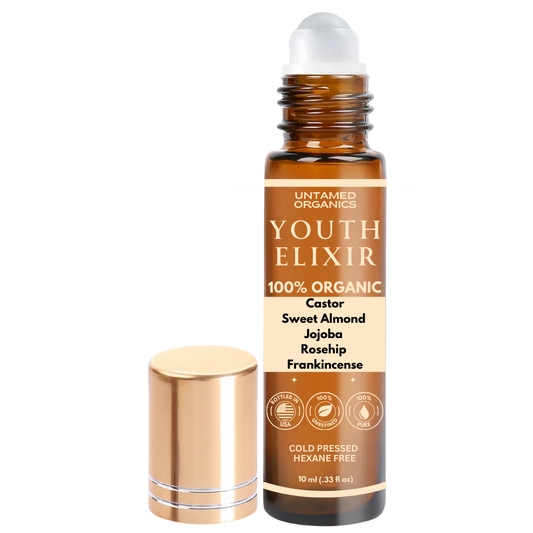 Untamed Organics - Anti-Aging Frankincense Rosehip Facial Oil Roller – 10 mL