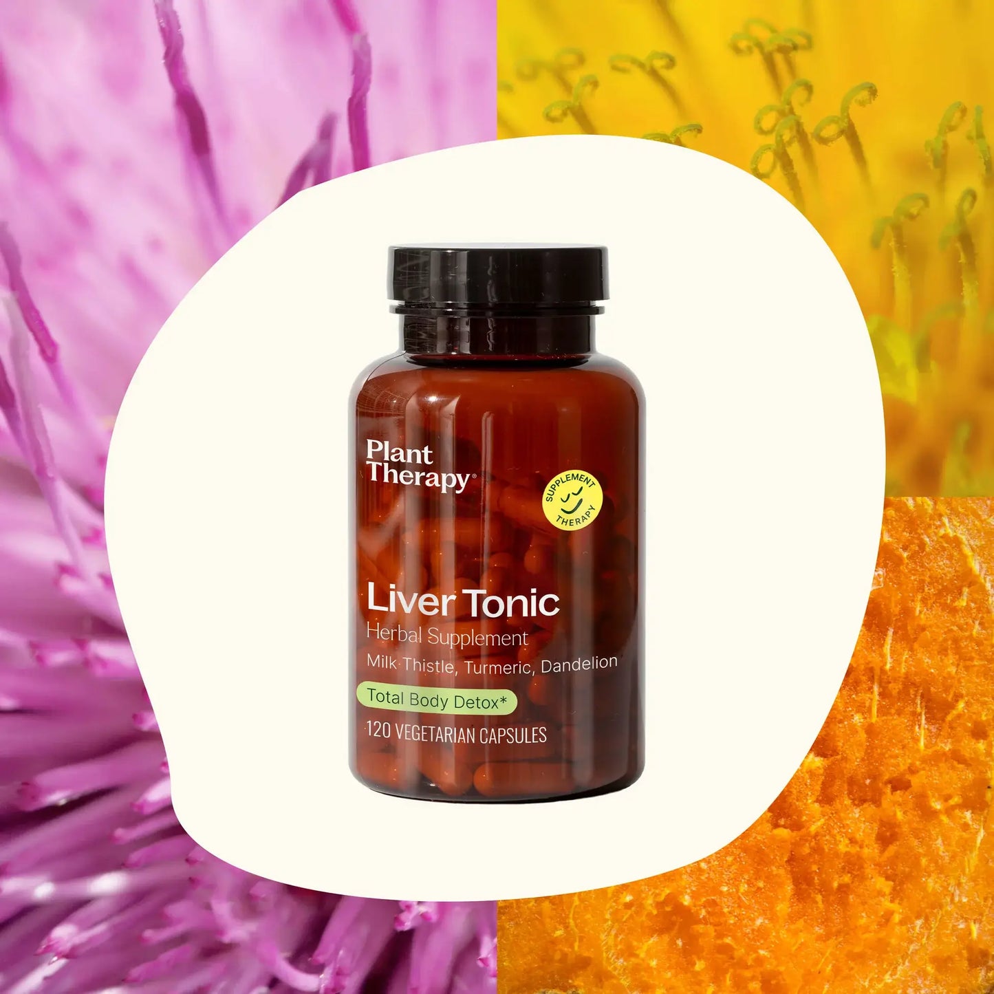 Plant Therapy - Liver Tonic Herbal Supplement Capsules 120 Capsules