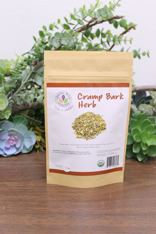 Crystal Rock Healing, LLC - Cramp Bark Loose Herb 1oz Organic