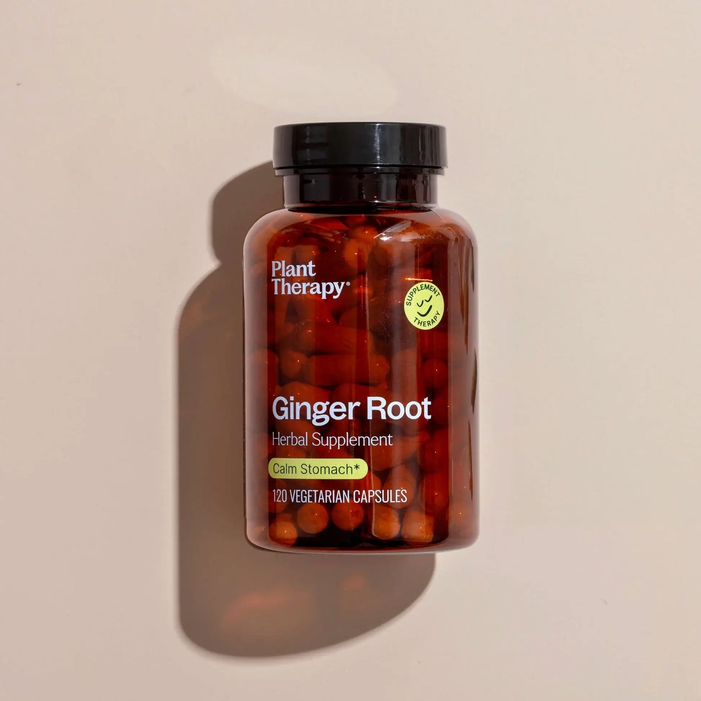 Plant Therapy - Ginger Root Herbal Supplement Capsules-120 Capsules