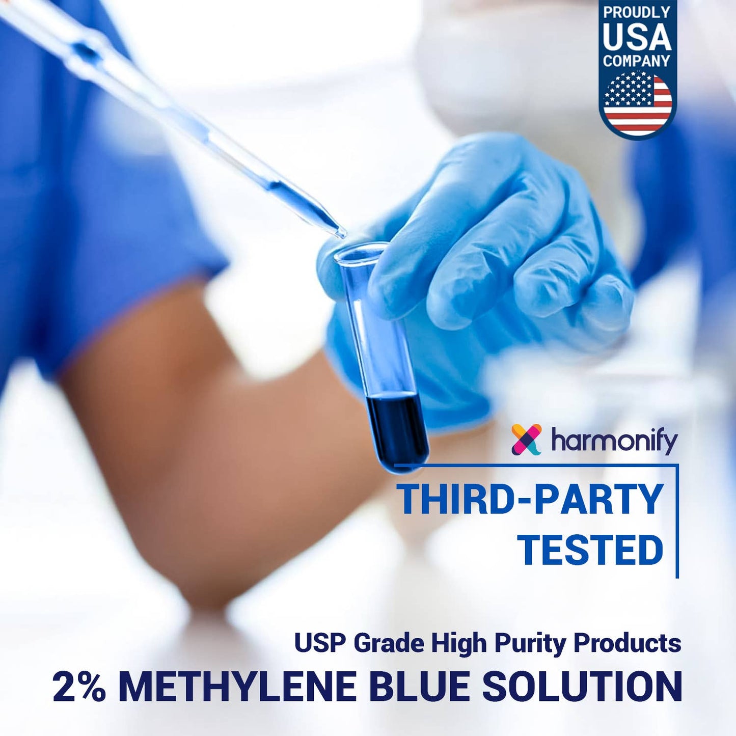 HARMONIFY - HARMONIFY Methylene Blue 60 ML (2 FL OZ) USP Grade %2