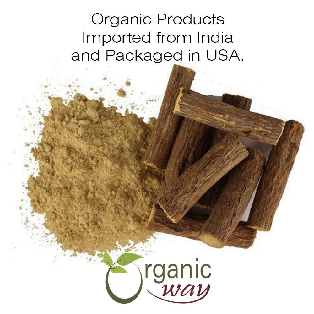 Organic Way LLC - Organic Licorice Root Powder: 1 Lbs