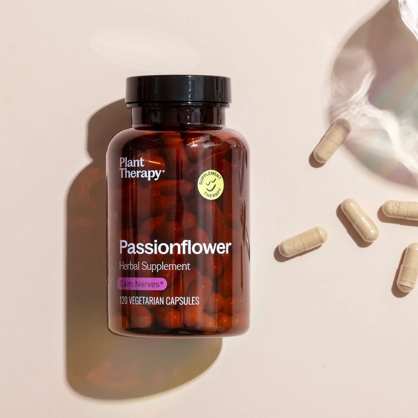 Plant Therapy - Passion flower Herbal Supplement Capsule-120 Capsules