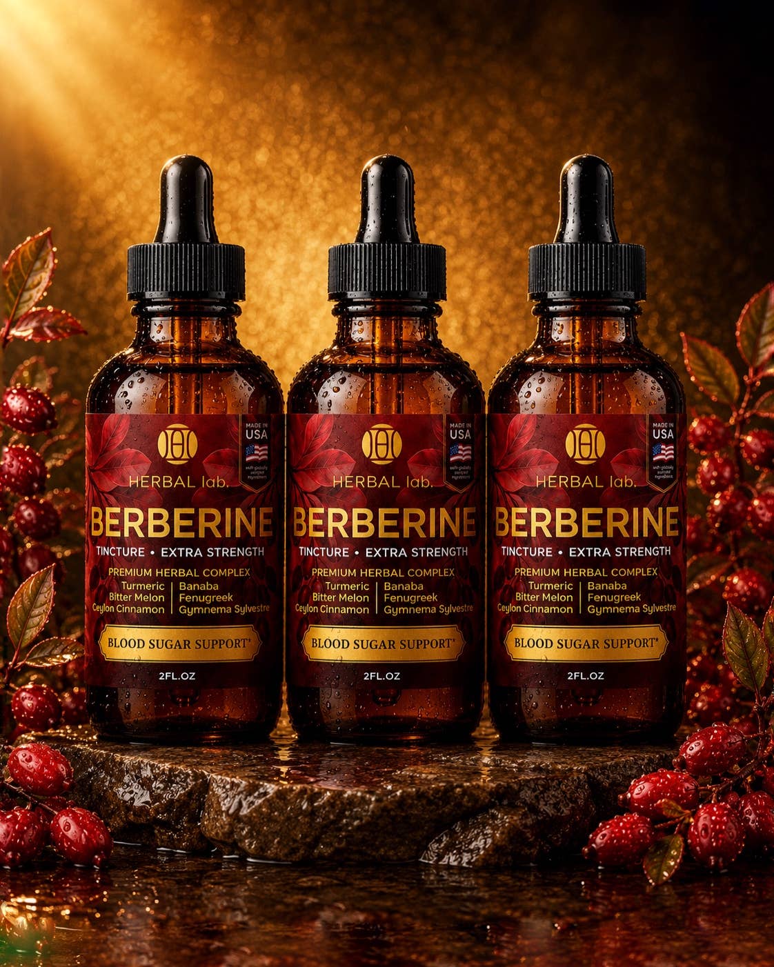 HERBAL lab - Berberine Complex 1800mg — Blood Sugar Support