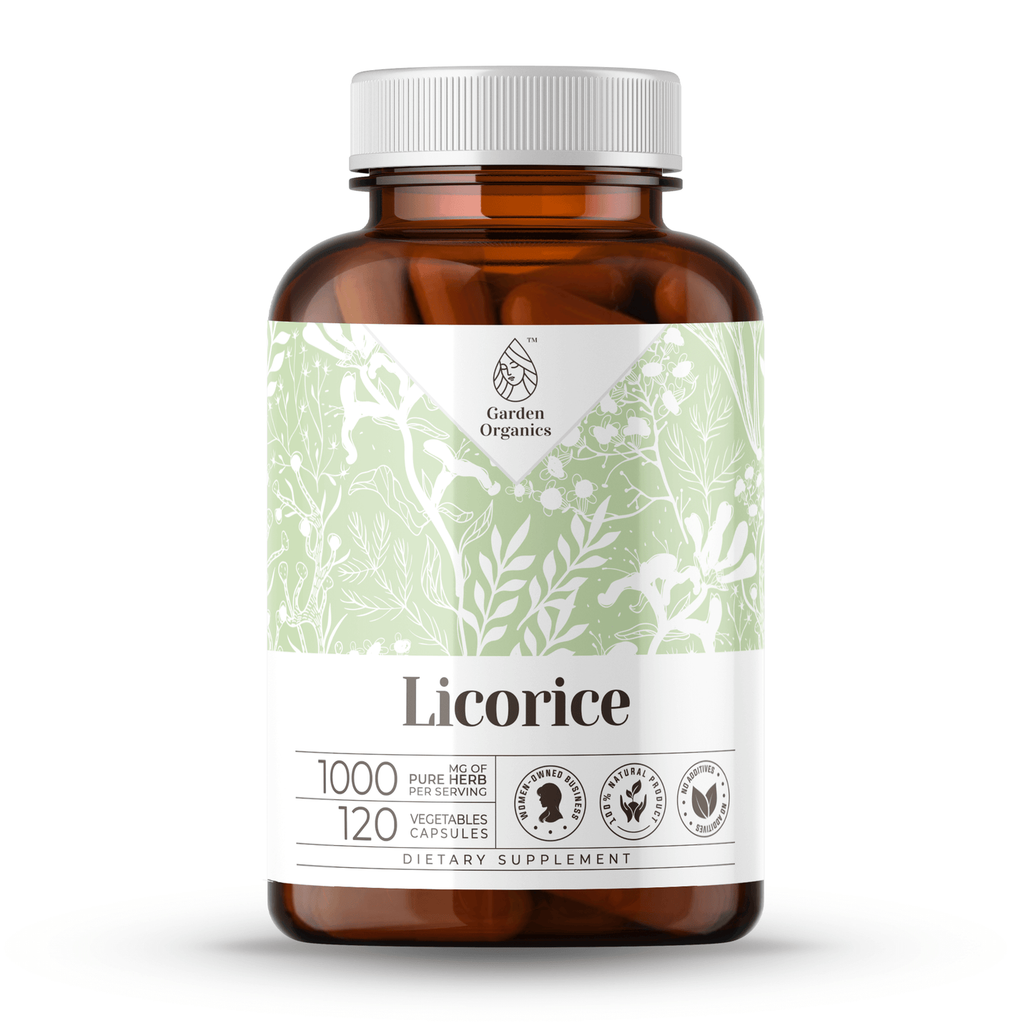 Garden Organics - Licorice Capsules: 120 Capsules