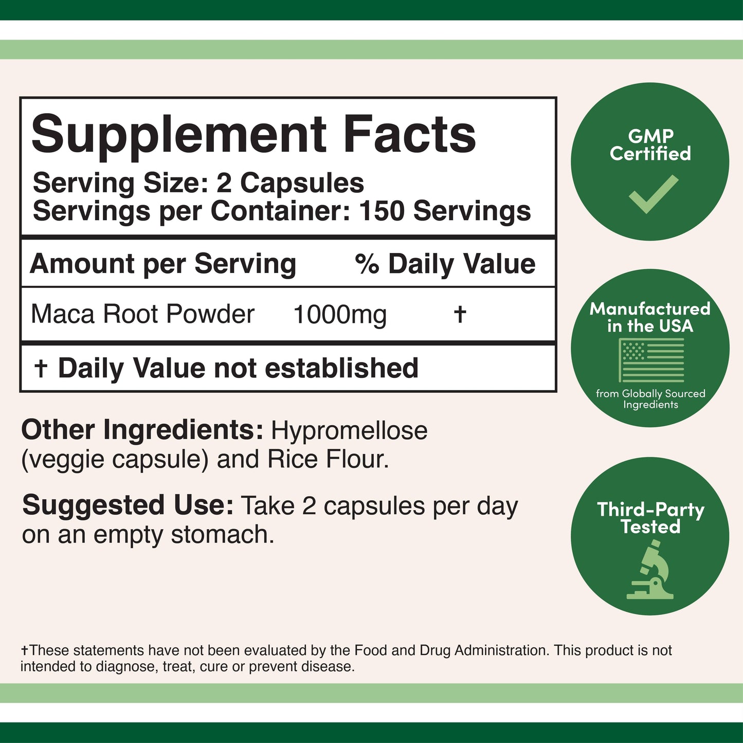 Double Wood Supplements - Maca Root