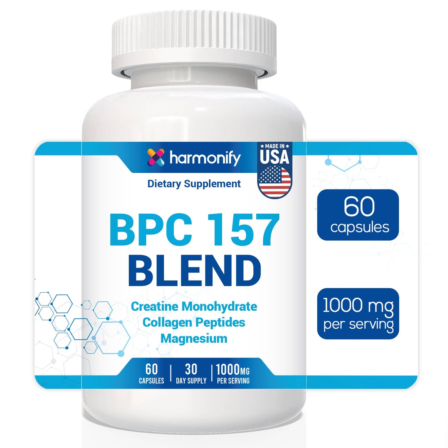 HARMONIFY - BPC157 with Creatine Monohydrate Collaegen Blend