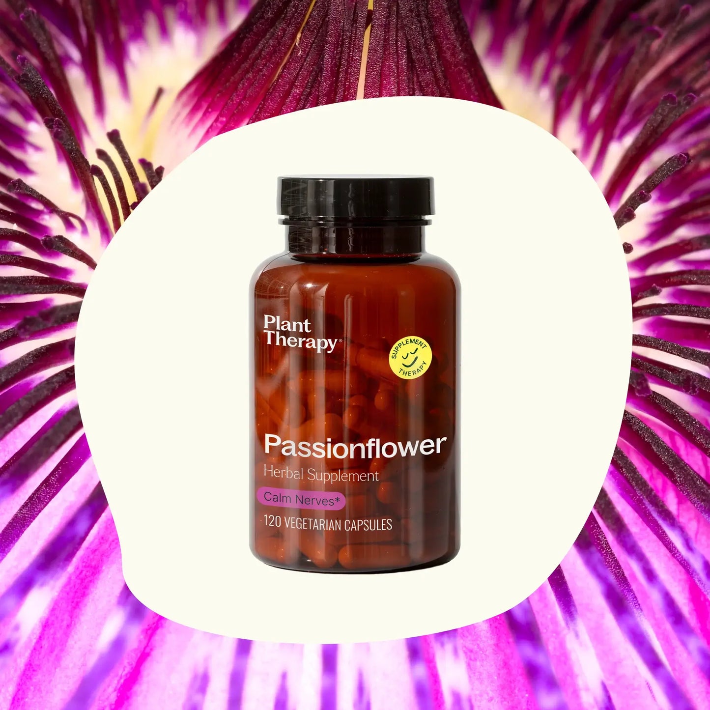 Plant Therapy - Passion flower Herbal Supplement Capsule-120 Capsules