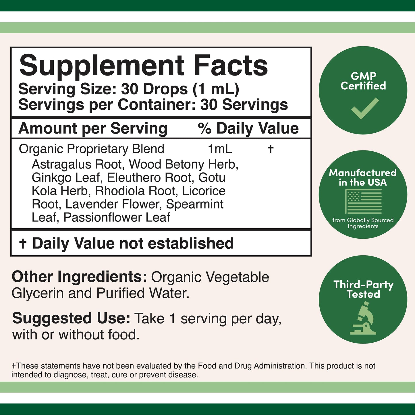 Double Wood Supplements - Adrenal Support Drops