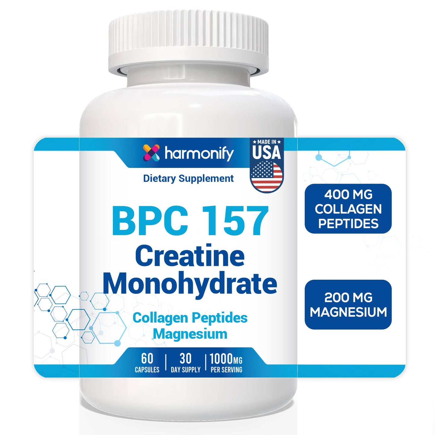 HARMONIFY - BPC157 with Creatine Monohydrate Collaegen Blend