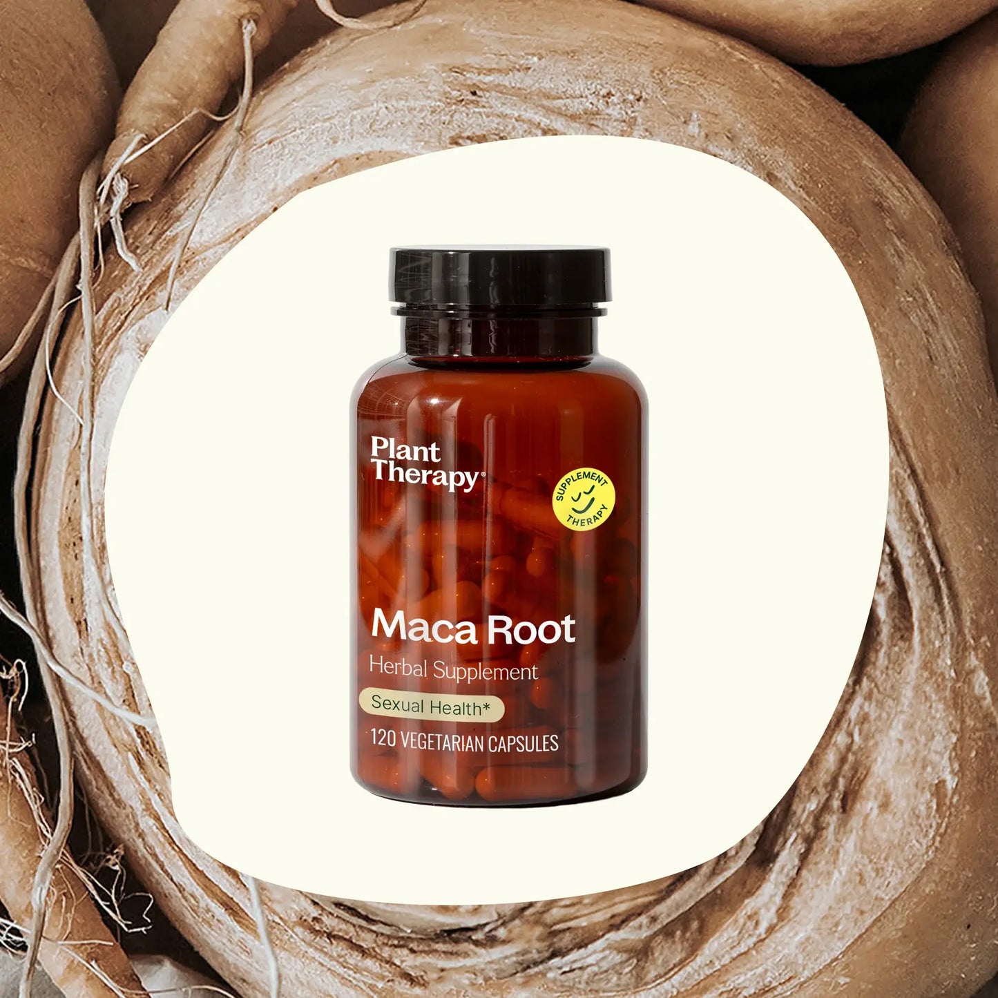 Plant Therapy - Maca Root Herbal Supplement Capsules-120 Capsules