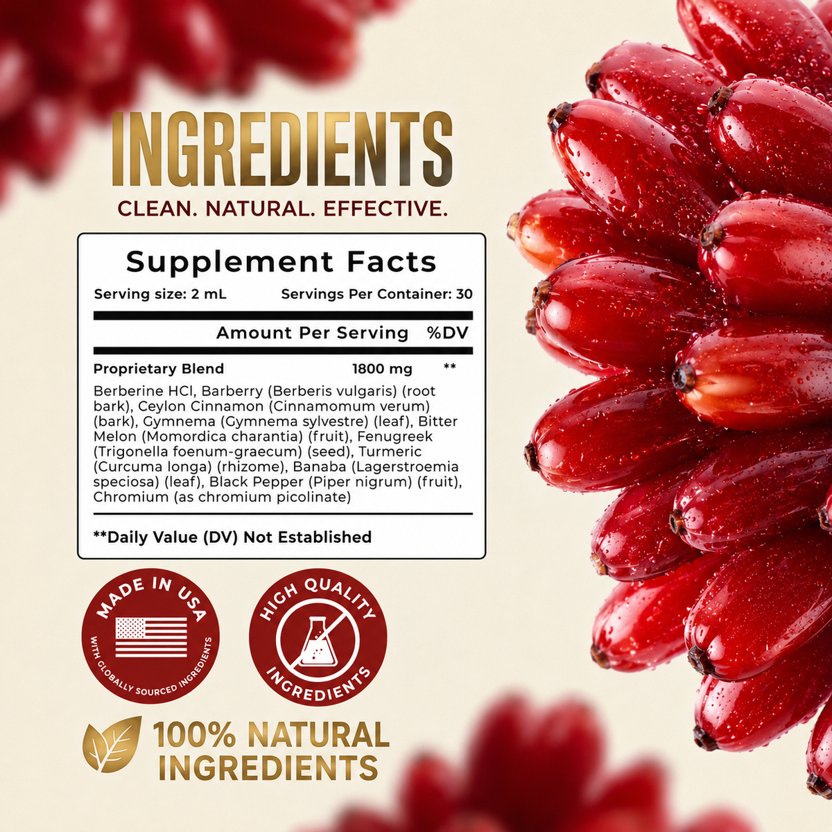 HERBAL lab - Berberine Complex 1800mg — Blood Sugar Support
