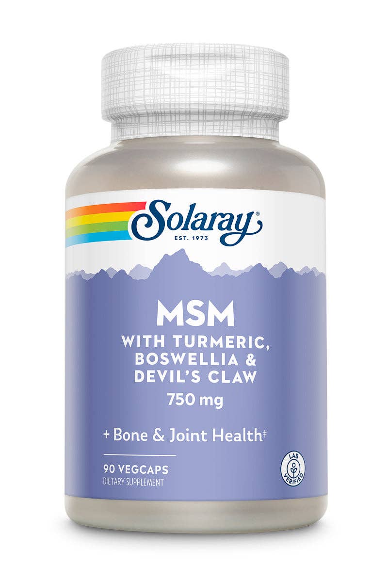 Solaray - MSM 750mg: 90 ct