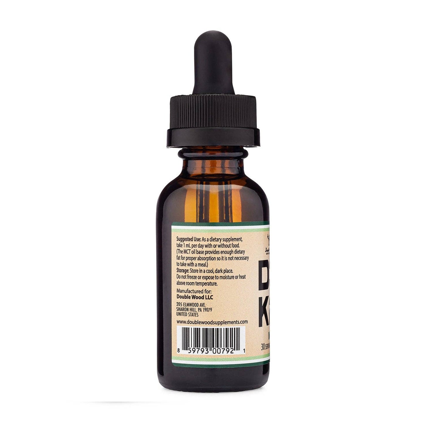 Double Wood Supplements - Vitamin D3 + K2 Liquid Drops