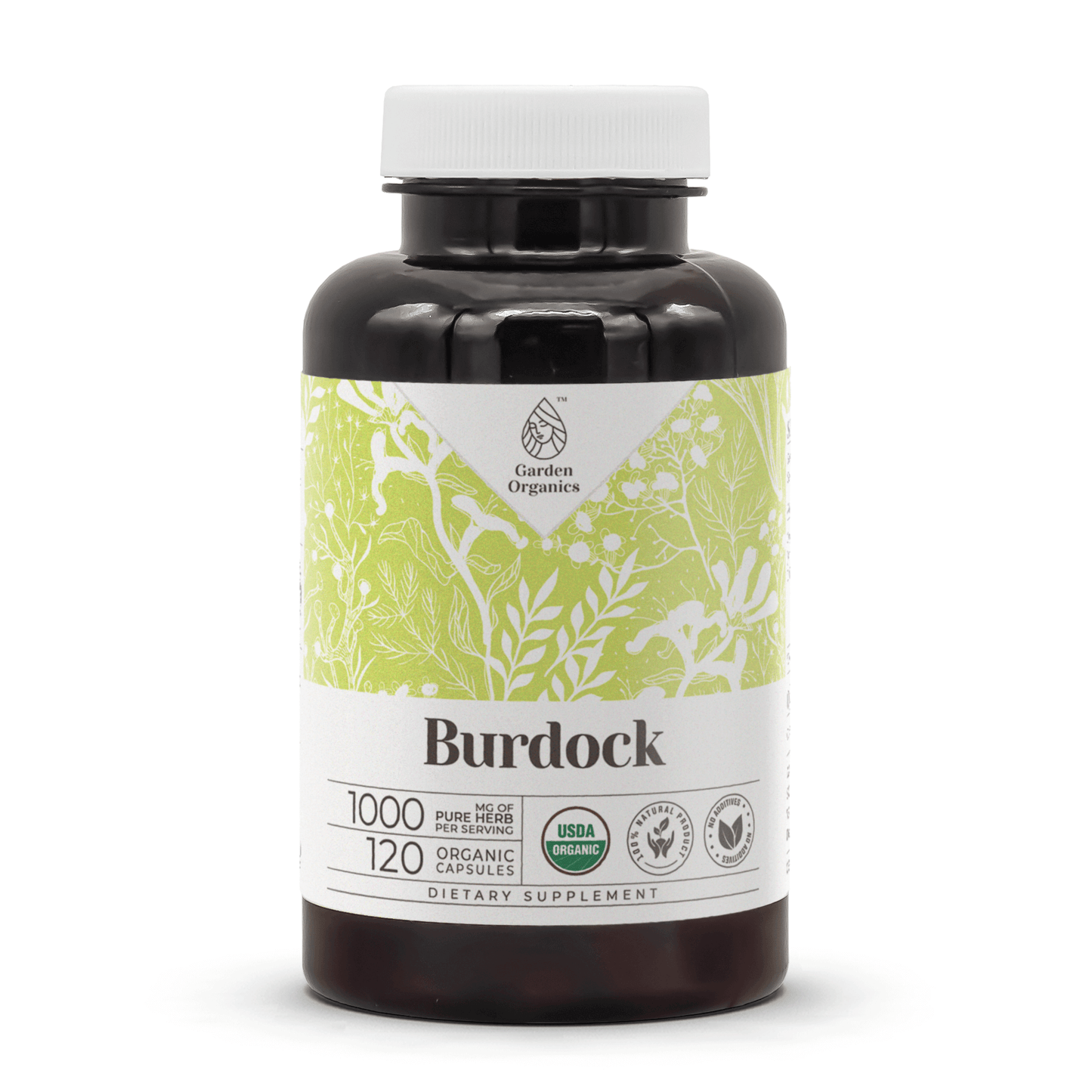 Garden Organics - Burdock Capsules: 120 Capsules