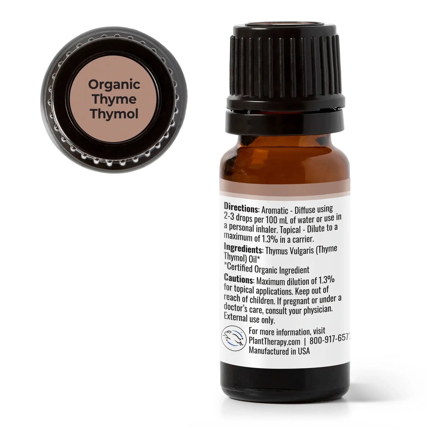 Plant Therapy - Organic Thyme Thymol Essential Oil 10 mL