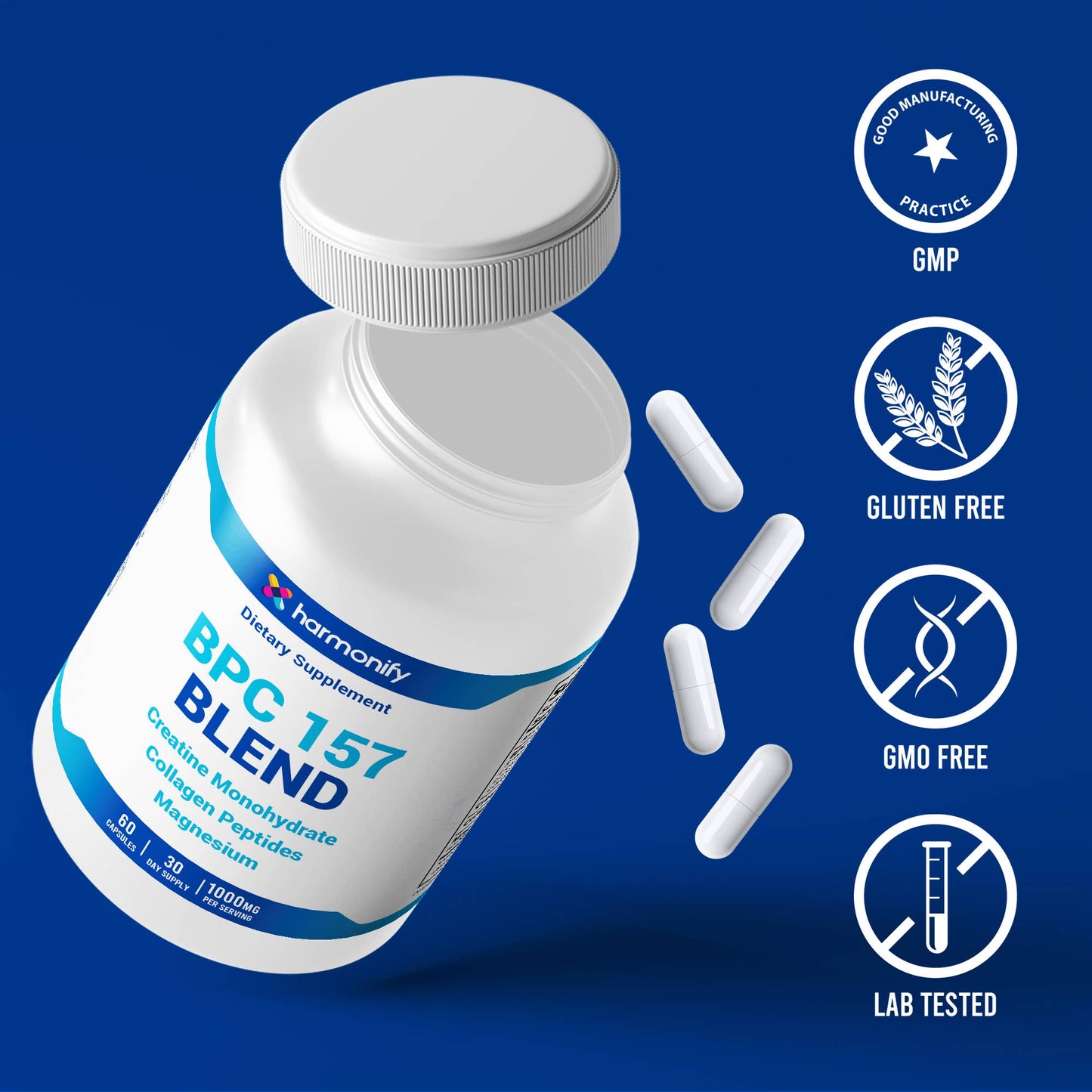 HARMONIFY - BPC157 with Creatine Monohydrate Collaegen Blend