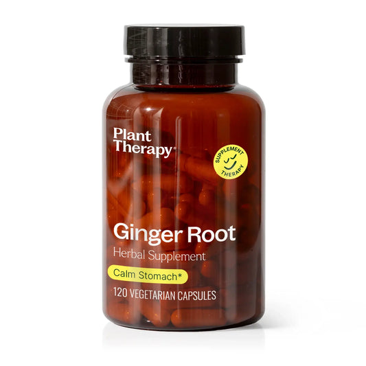 Plant Therapy - Ginger Root Herbal Supplement Capsules-120 Capsules