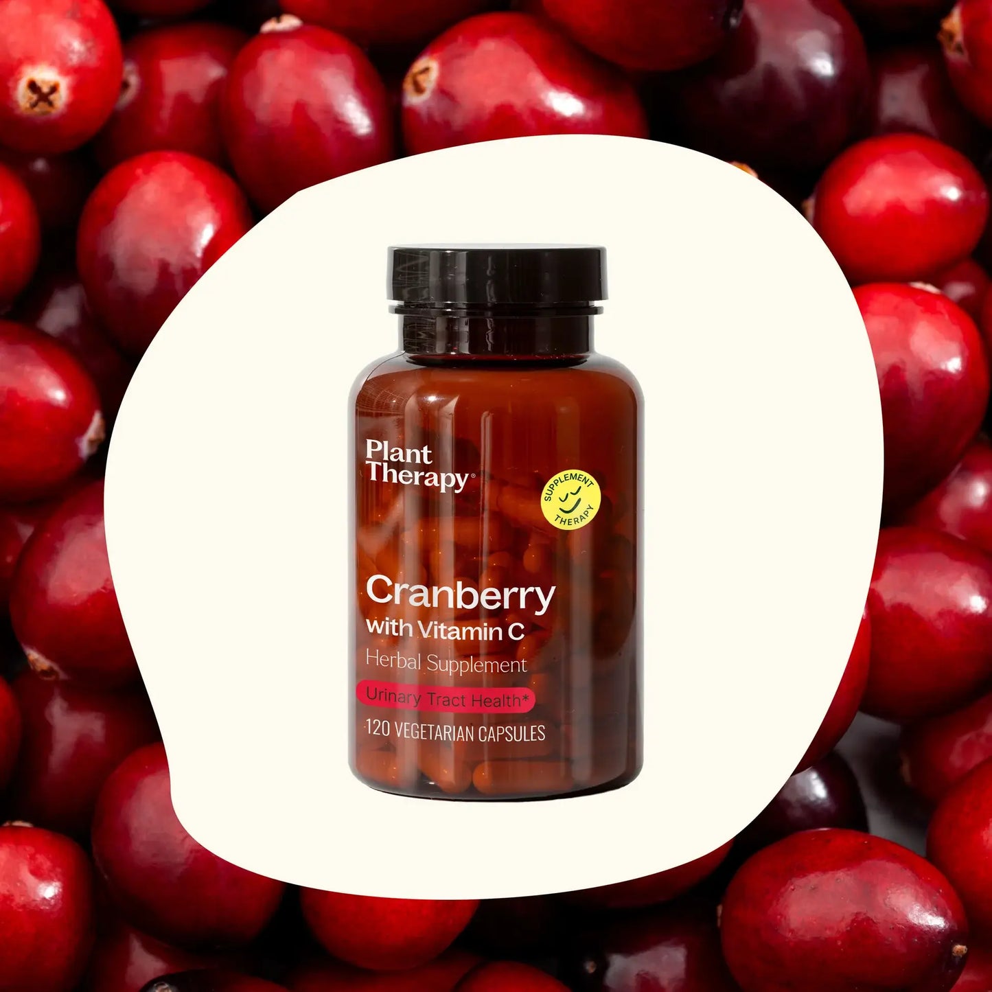 Plant Therapy - Cranberry Extract with Vitamin C Herbal 120 Capsules