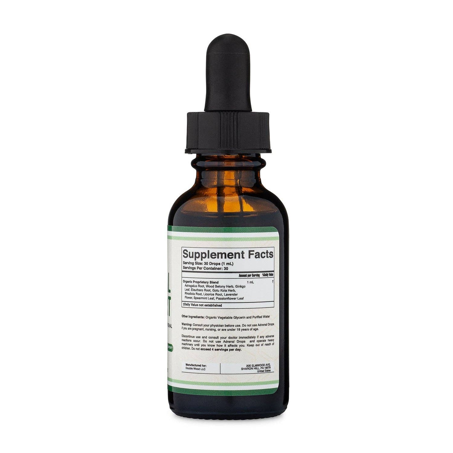 Double Wood Supplements - Adrenal Support Drops