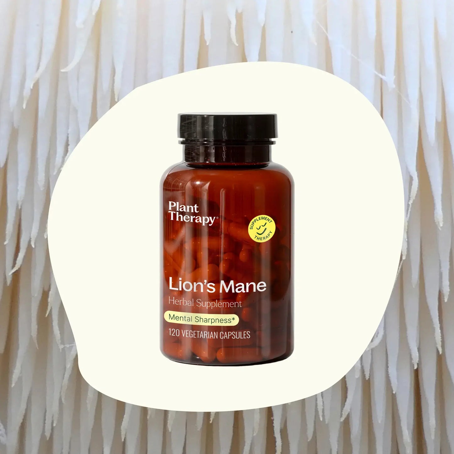 Plant Therapy - Lion's Mane Herbal Supplement Capsules-120 Capsules