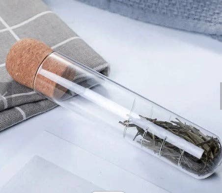 The Grateful Tea Co - Glass Tube Infuser for Loose Tea