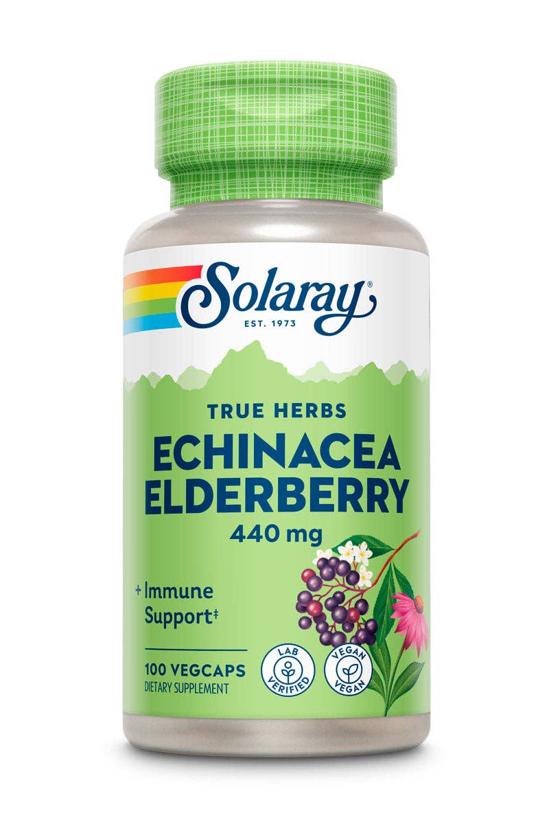 Solaray - Echinacea Root & Elderberry 440mg: 100ct