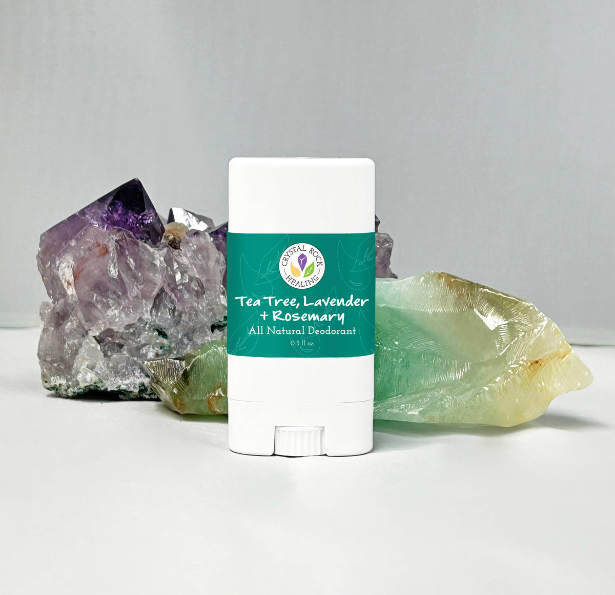 Crystal Rock Naturals LLC - All Natural Deodorant- Tea Tree, Rosemary, Lavender 0.5oz