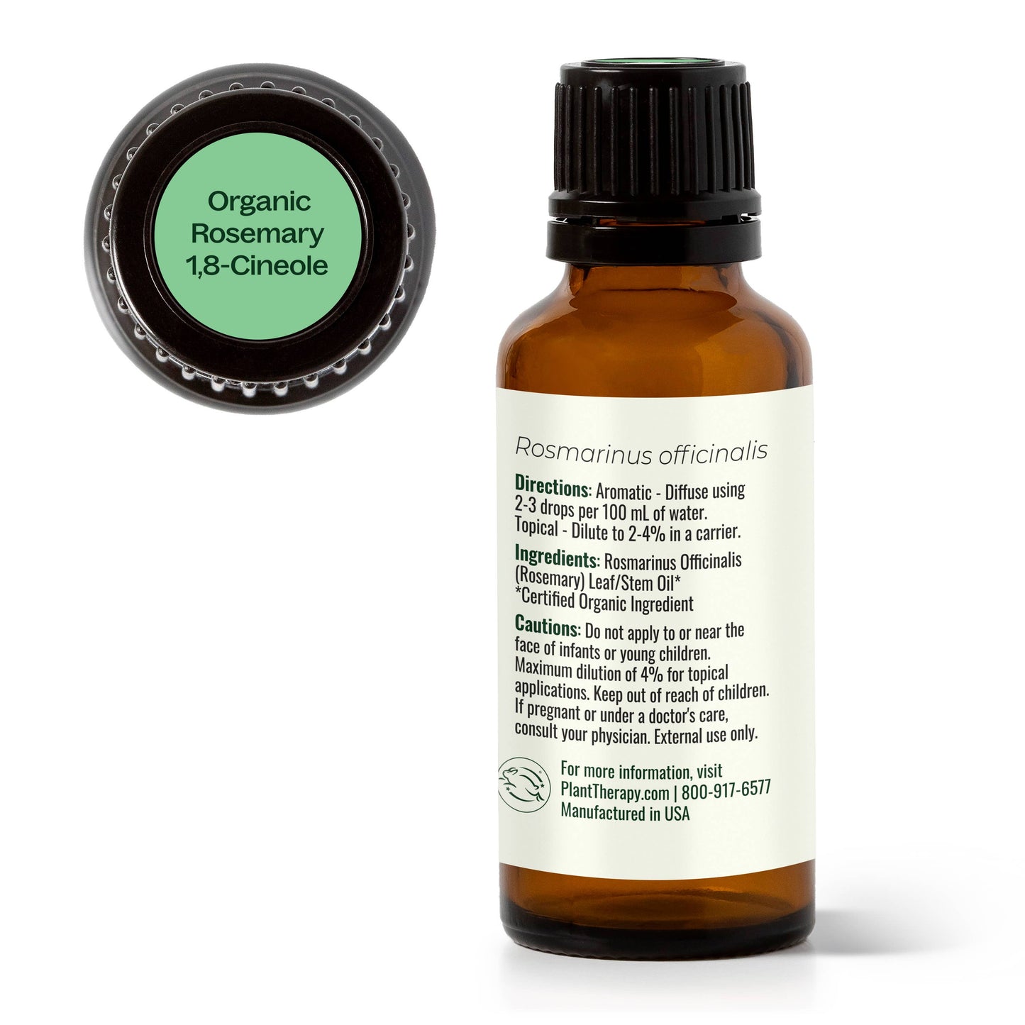 Plant Therapy - Organic Rosemary 1,8-Cineole Essential Oil 30 mL