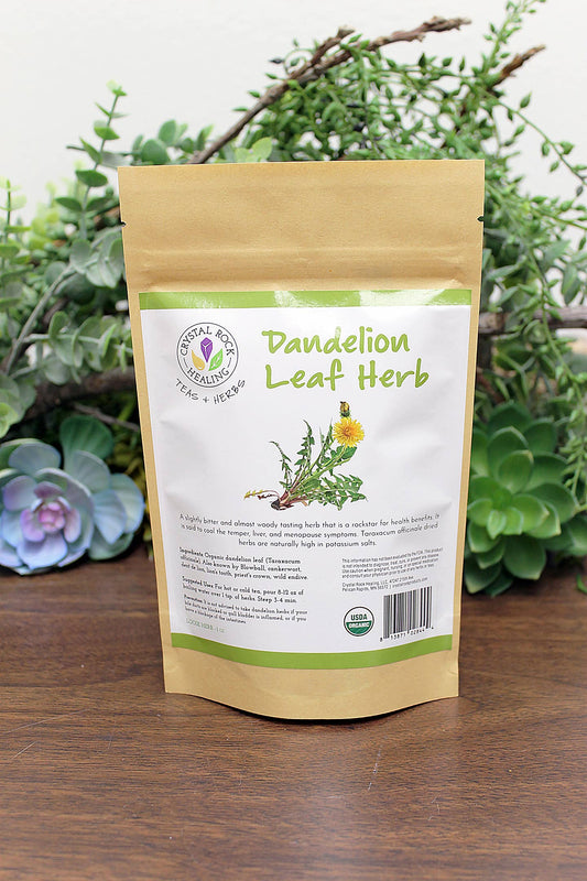 Crystal Rock Healing, LLC - Dandelion Leaf Loose Herb 1oz Organic