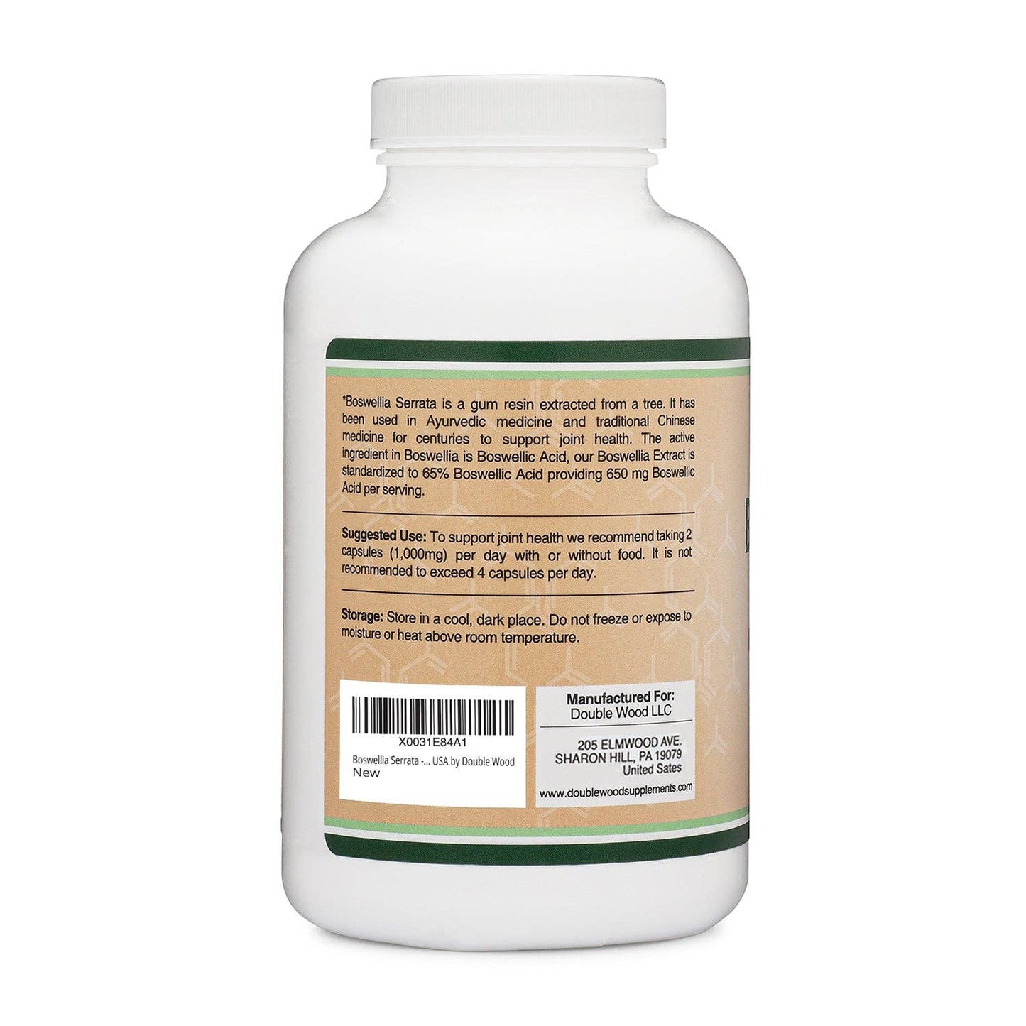 Double Wood Supplements - Boswellia Extract