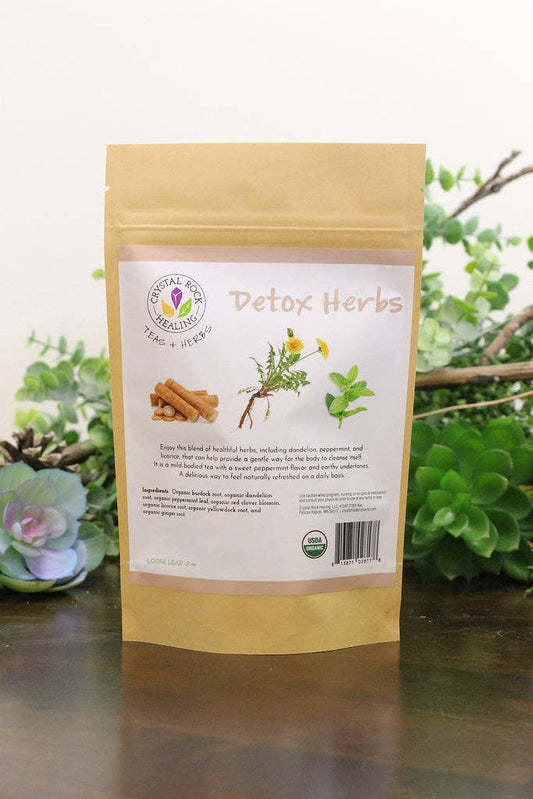 Crystal Rock Healing, LLC - Detox Loose Herbs 2oz Organic