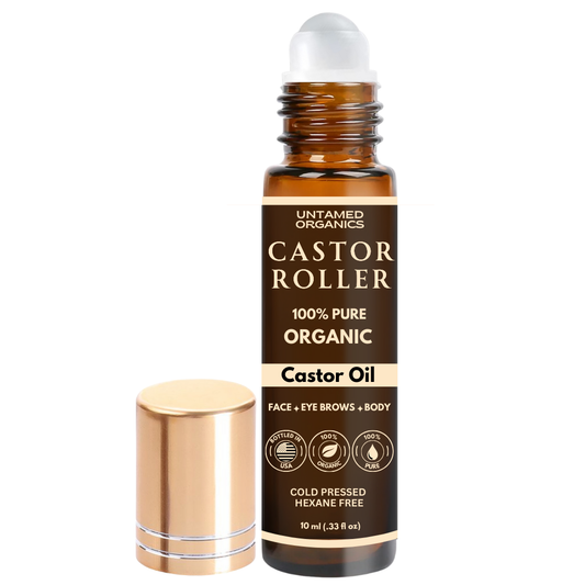 Untamed Organics - Organic Castor Oil Roller for Lashes & Brows – 10 mL