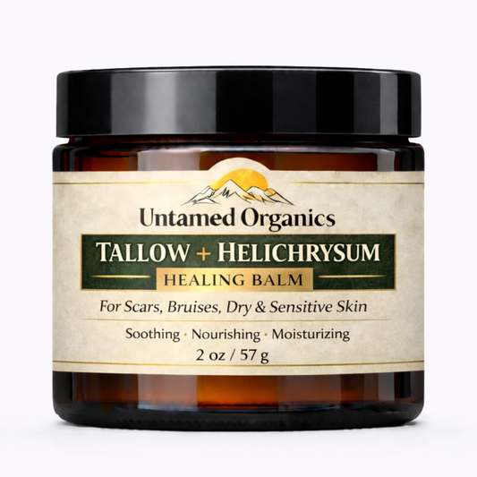 Untamed Organics - Tallow Helichrysum Restorative Skin Balm - 2 oz