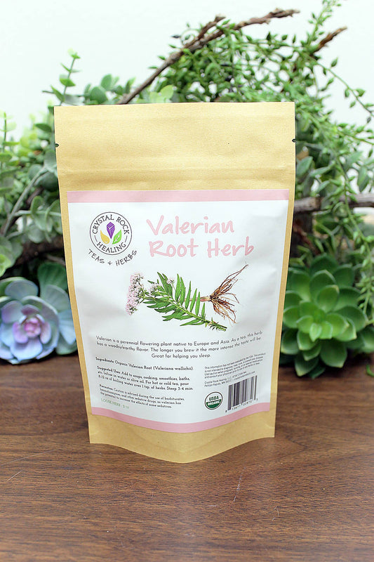 Crystal Rock Healing, LLC - Valerian Root (Valeriana wallichii) Herb 2oz Organic