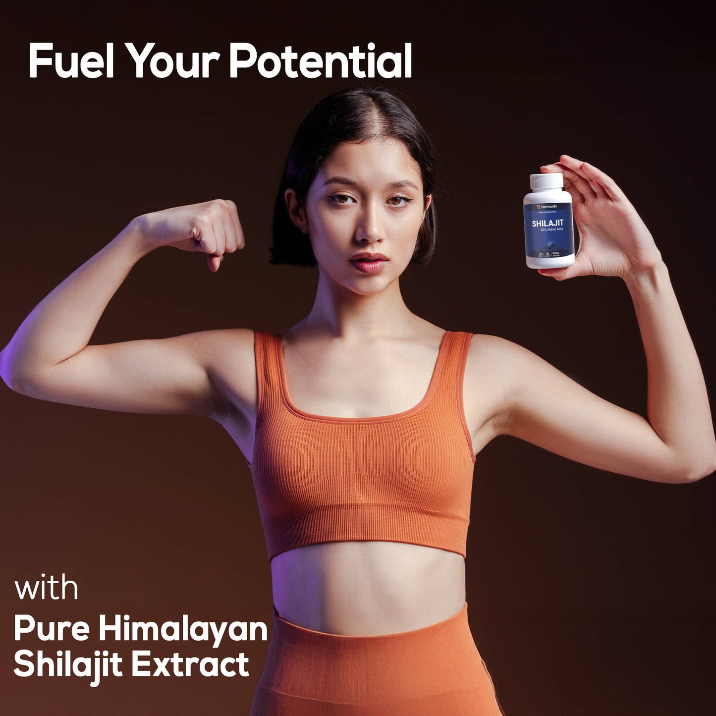 HARMONIFY - HARMONIFY Shilajit – 1000mg with 20% Fulvic Acid – 120 Cnt