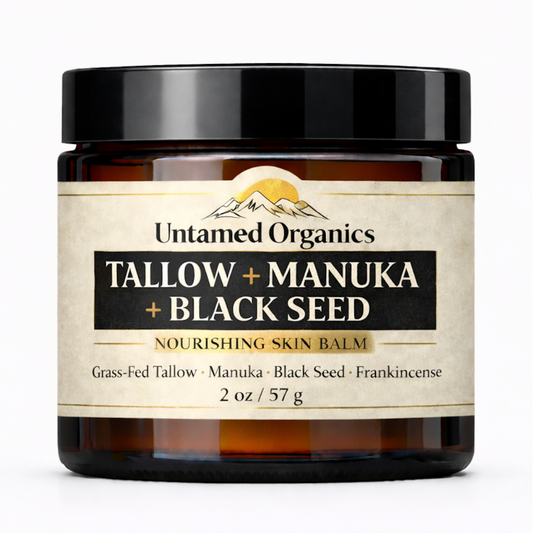Untamed Organics - Tallow Manuka Honey & Black Seed Skin Balm - 2 oz