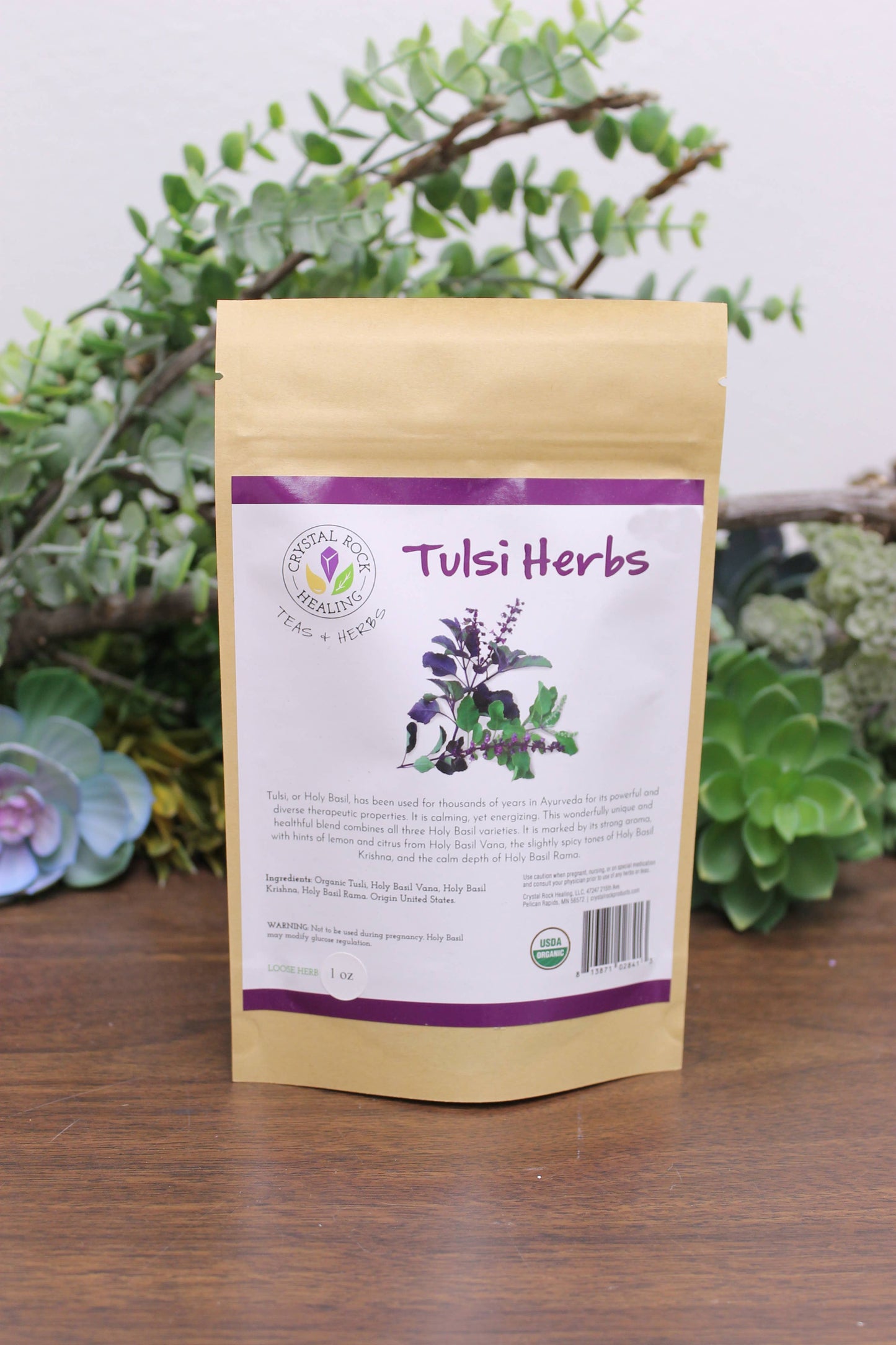 Tulsi Loose Herb 1oz Organic